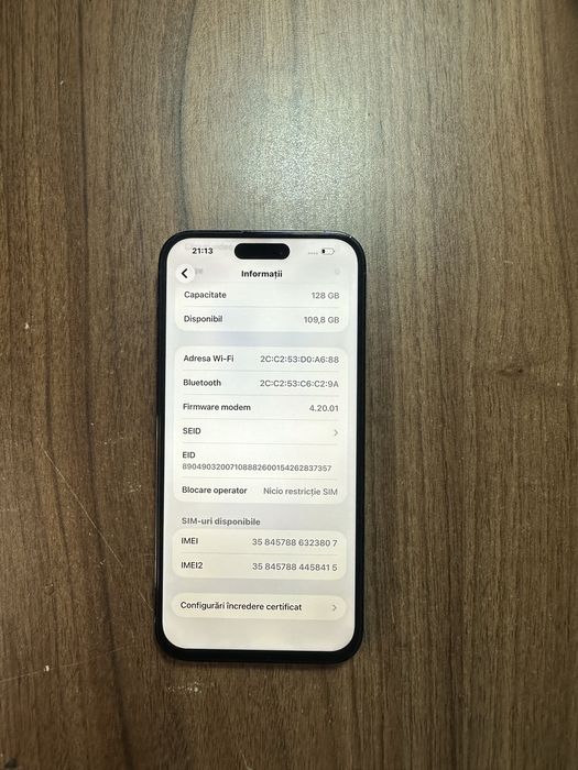 Iphone 14 pro max gold impecabil