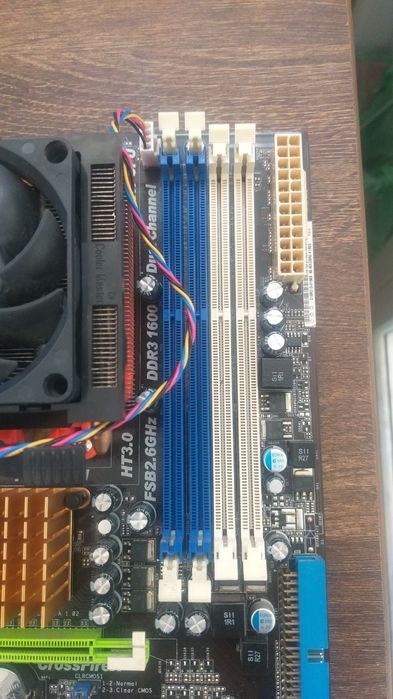 Placa  baza M3A770DE+AMD Phenom II X2 B59 dual core 3.4Ghz+Cooler
