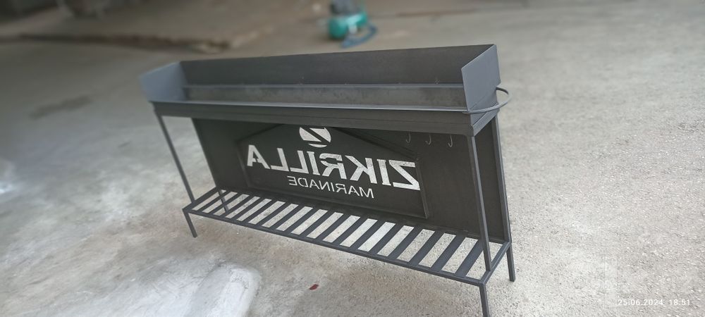 Mangal kafe restoran uchun metrajnoy