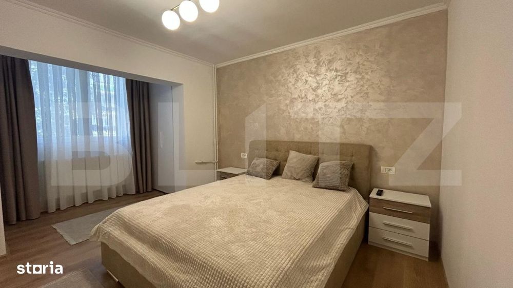 Apartament prima inchiriere, 3 camere, 64 mp, loc de parcare, zona Nuf