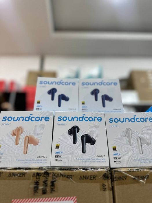 Soundcore Liberty 5 — TWS-наушники с ANC и защитой IP55. Есть доставка
