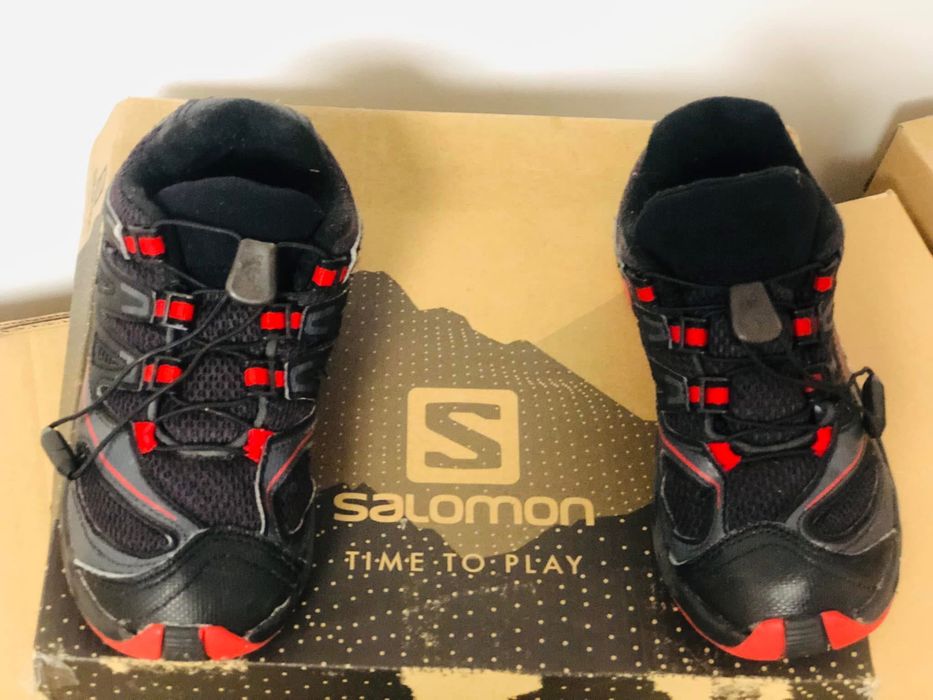 Bocanci baiat SALOMONmarimea 30-31,inter19,5cm,GORETEX,nu ghete pielr