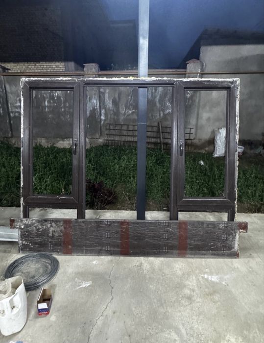 Пластиковое окно 220 на 175