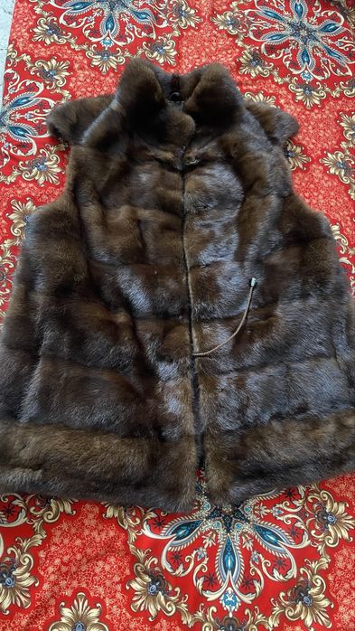 Норковая жилетка
