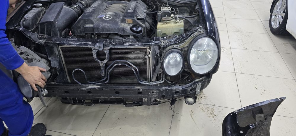 Фары mersedes w210 дорест