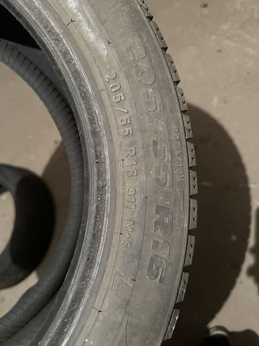 Зимняя резина б/у.