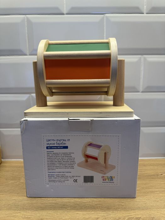 Монтесори звуков барабан