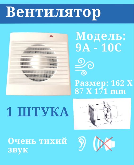 Вентилятор вытяжной (1 штук)