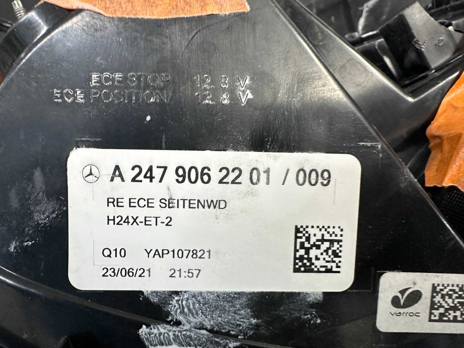 Задна светлина десен стоп стопове Mercedes GLA W247 Мерцедес ГЛА 247