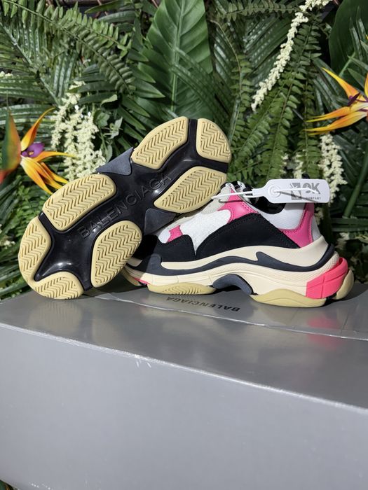 Balenciaga Triple S Pink White Black