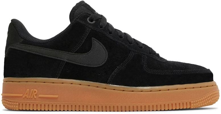 Nike Air Force 1 Suede Black Gum 07 LV8