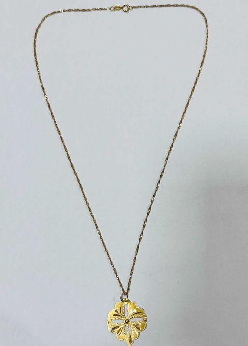 Златен синджир с детелина 14К (585) – 5,64 гр., 58 см