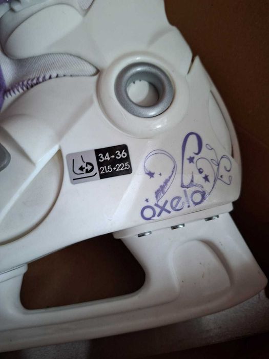 Patine albe 34-36 OXELO