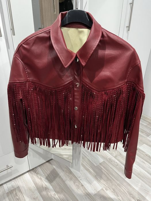 Дамско кожено яке