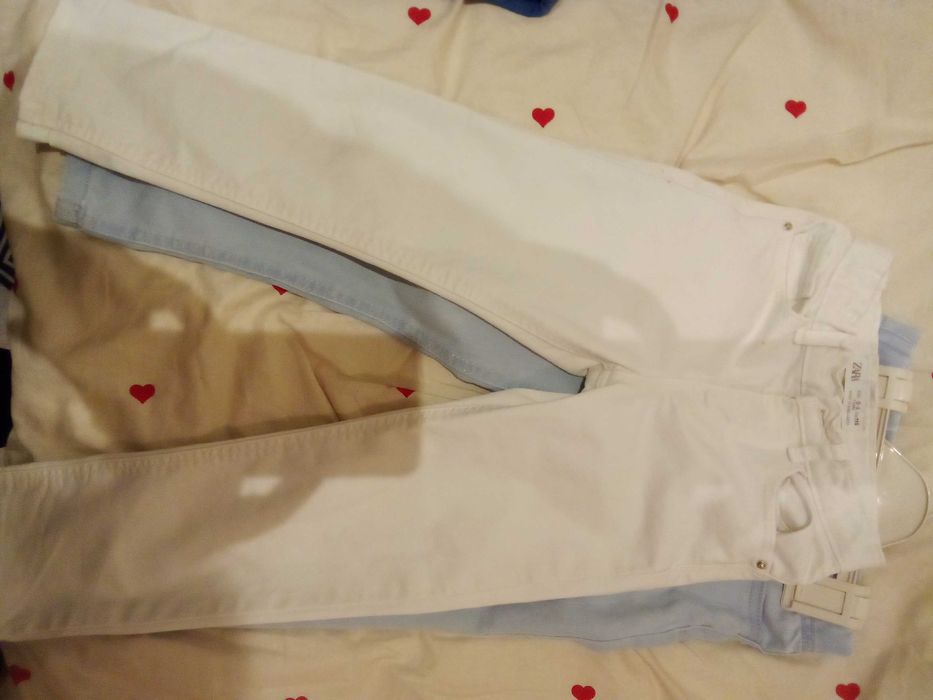 Дънки Zara за момиче 5-6 г.-5 лв.