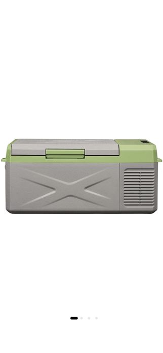 Lada frigorifica electrica Steamy-E, compresor, 12/24V, 110-240V, 16 litri, gri/verde