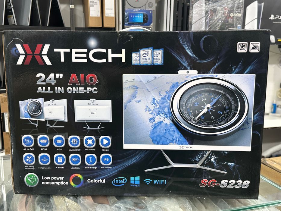 Моноблок бюджетный (Почти НОВЫЙ) 24/core i7 2600/8gb d3/128gb LexarSSD