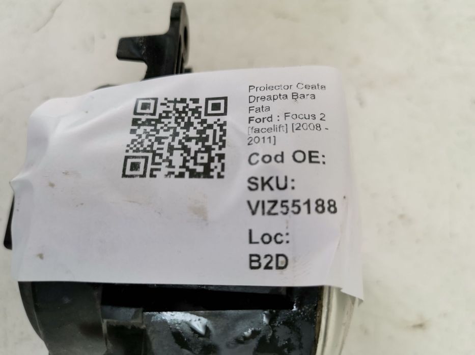 Proiector Ceata Dreapta Bara Fata Ford  Focus 2 [facelift] 2008 2009 2
