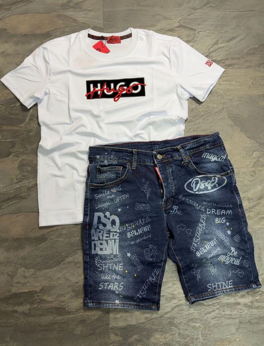 Дънки + Тениска Dsquared2