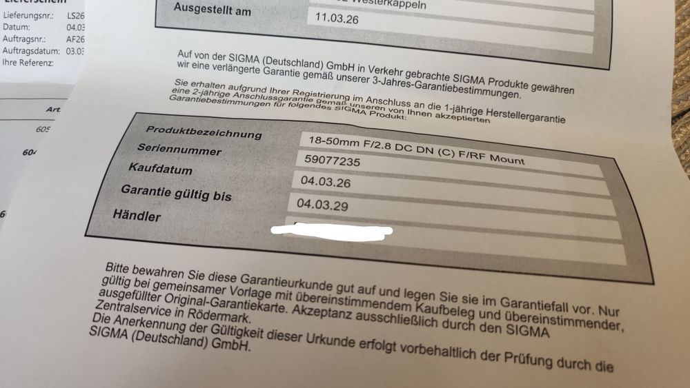 Обектив Sigma 18-50mm f2.8 DC DN Contemporary RF-Mount, нов.