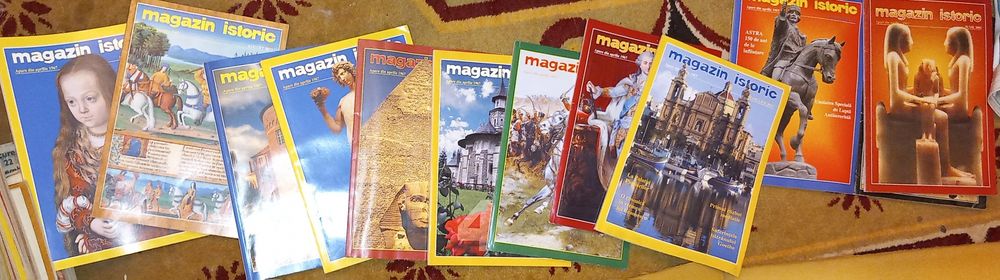 Colectie magazin istoric anii 2000 - 2003 si 2011, 2012
