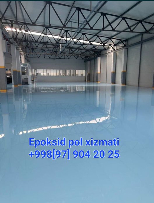 Epoksid pol, Shilipovka, Lak, Mazayka, Styashka vertalyot,  xizmatlari