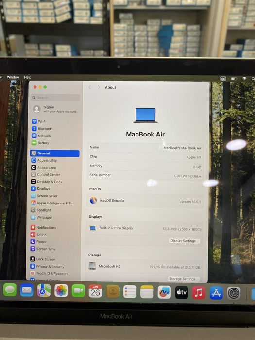 MacBook Air M1 8GB 256GB ID-XXL6312