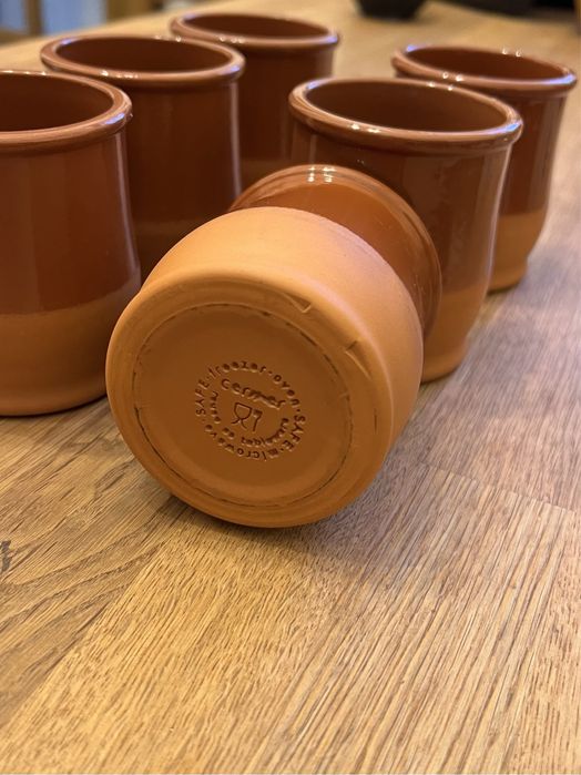 Set 6 pahare de ceramică cuptor/ microunde/ congelator