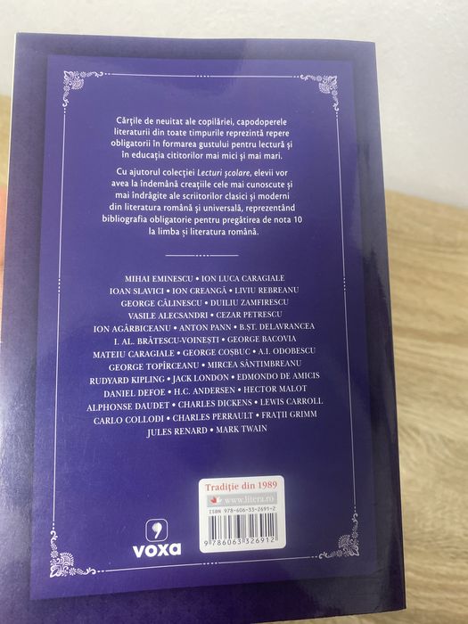 „Doine, Pasteluri, Poezii populare” – Vasile Alecsandri – carte școlară, stare foarte bună