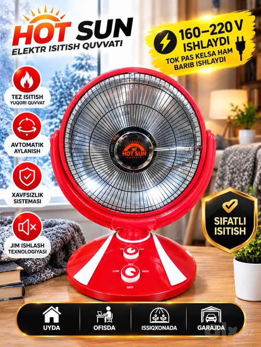 Elektr Isitgich — 160–220 V, Tok Pas Kelsa Ham Ishlaydi