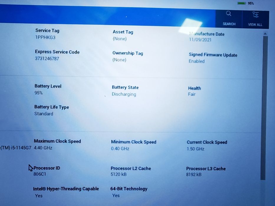 Dell 5320 i5 11th 16/256gb  touchscreen Amanet Crangasi Lazar  55487