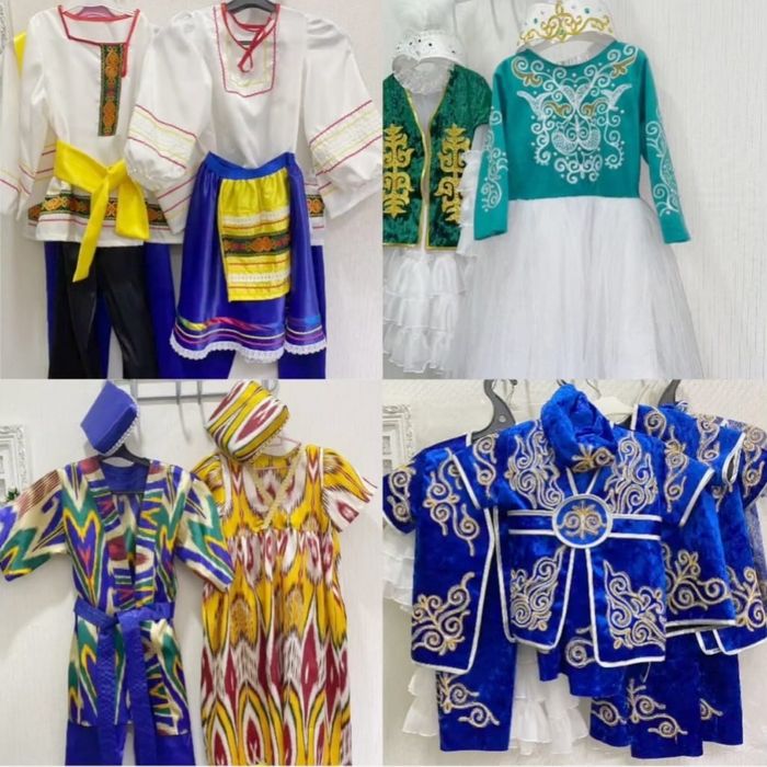 Новогодние и национальные наряды на утренники