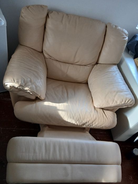 Fotoliu piele naturala impecabil