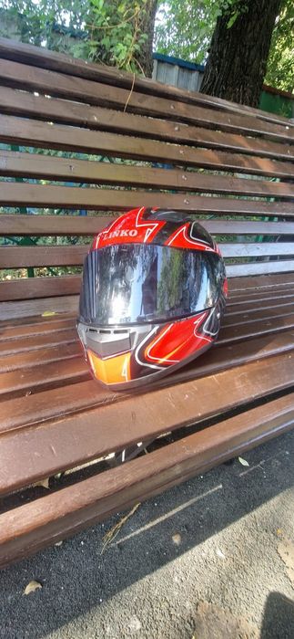 Мото Шлем Linko красный