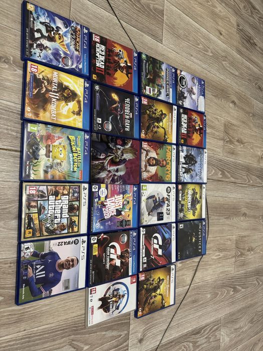 (PS5) (PS4) Игры RDR2 GTA 5 человек паук mortal kombat god of war