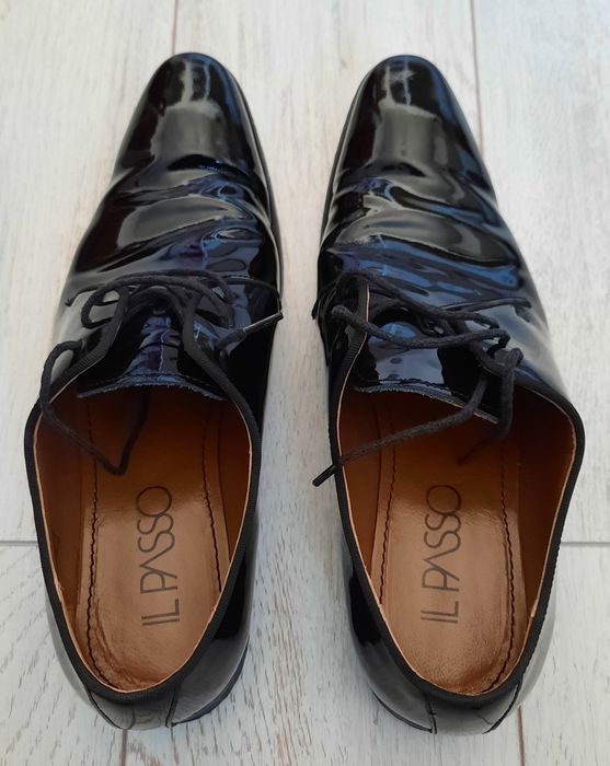 Pantofi lac/lacuiti mire/ginere/nas/nunta/botez/eveniment Il Passo mar