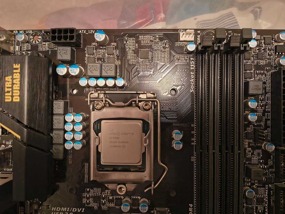 Kit Intel I5-6500 + Gigabyte Z170M-D3H + 8Gb Ram DDR4