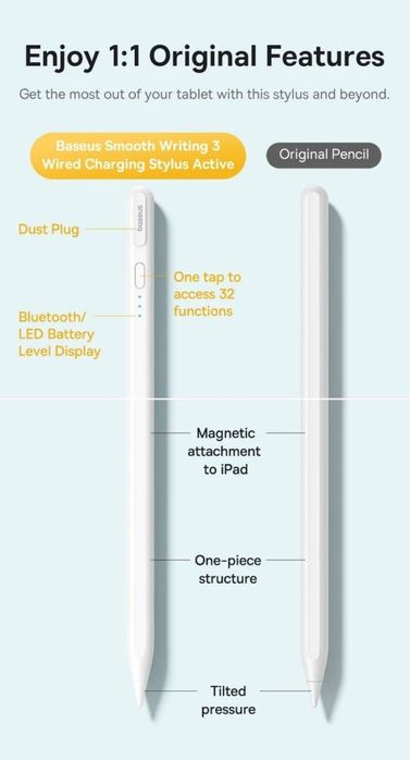 Baseus Стилус Smooth Writing Gen3