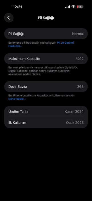 iphone 16 pro max / 256GB / 2 ta sim karta tushadi / 92%