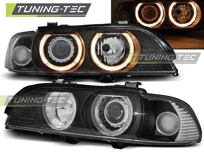Faruri Angel Eyes BMW E39 09.95 - 06.03 fond negru