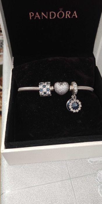 Pandora браслет с бусинками