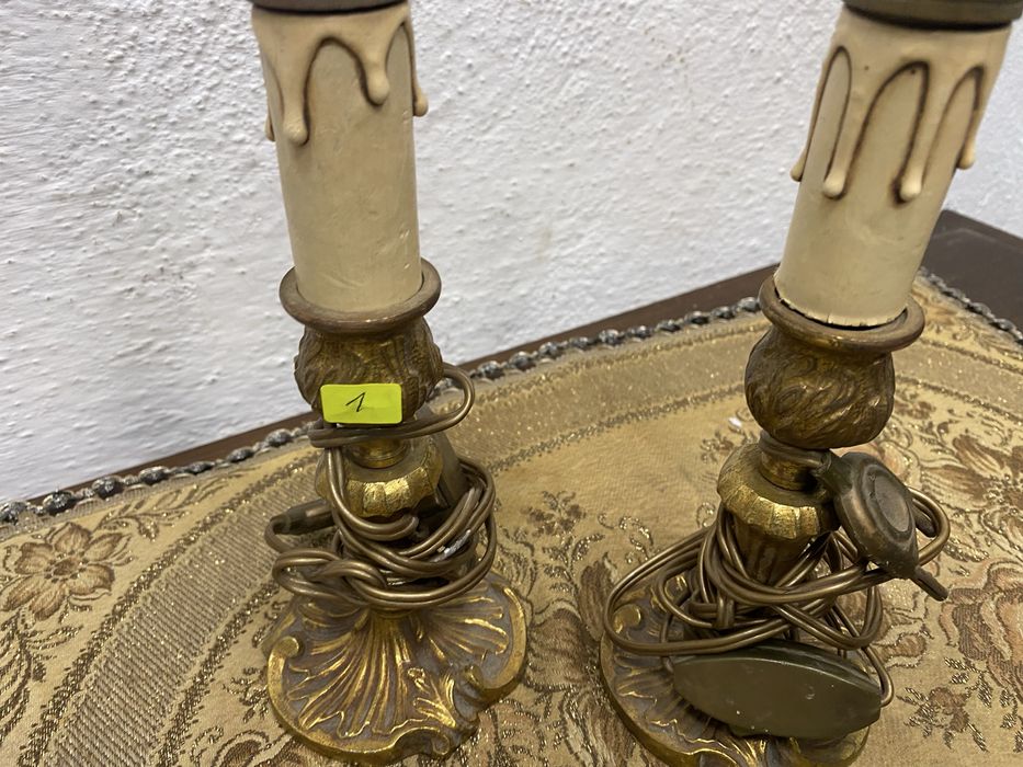 Бронзови лампи Франция 1950 1965 класически стил