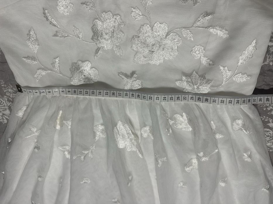 Rochie Monsoon Luna brodată, ivory 12- 13 Ani