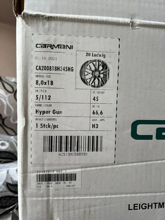 Janta aliaj Carmani 20 hyper gun 8x18 5x112 et45