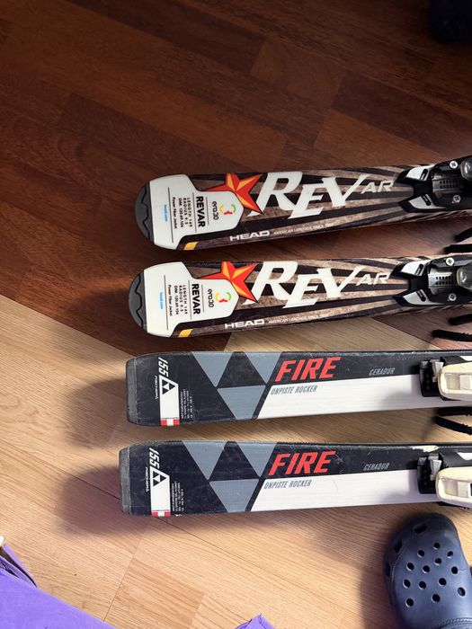 Schiuri Fischer 155 si bete schi Salomon 120