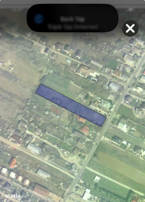 Intravilan 1.484 mp parcelabil, Bacu/Joita,  6 km de Centura veche, 1 km de A0 si 1 km de A1posibilitate 4 loturi, direct la drum județean(asfalt)