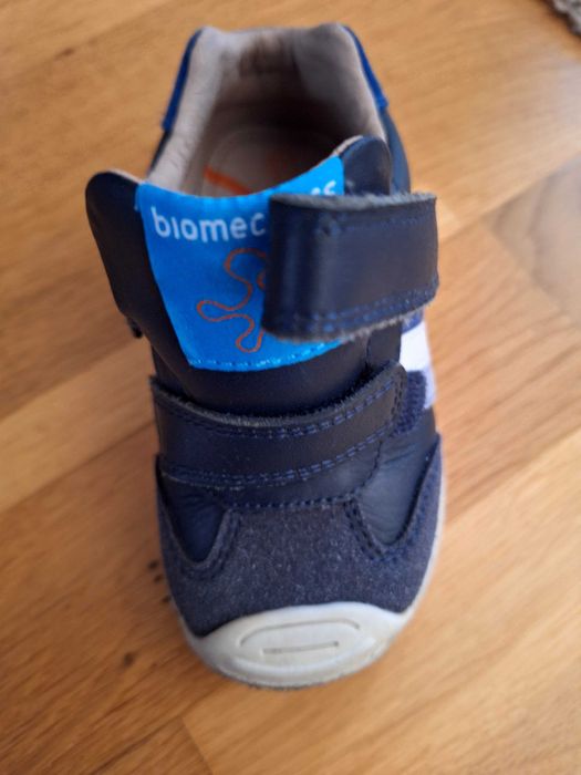 Pantofi Biomecanics băieți mărimea 23 – piele, albastru, ca noi