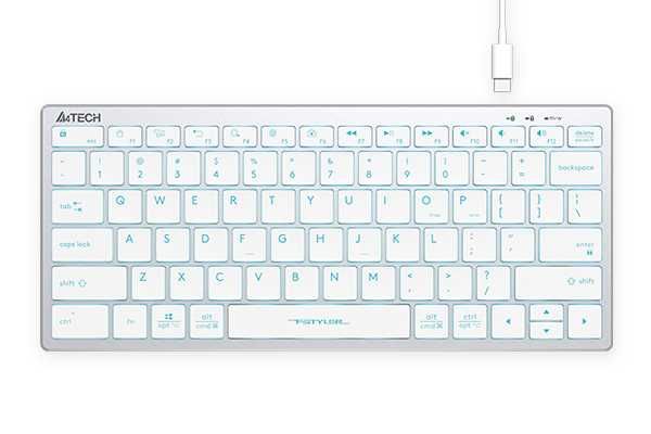 Проводная клавиатура A4Tech FX61 (Grey, White) 1.4