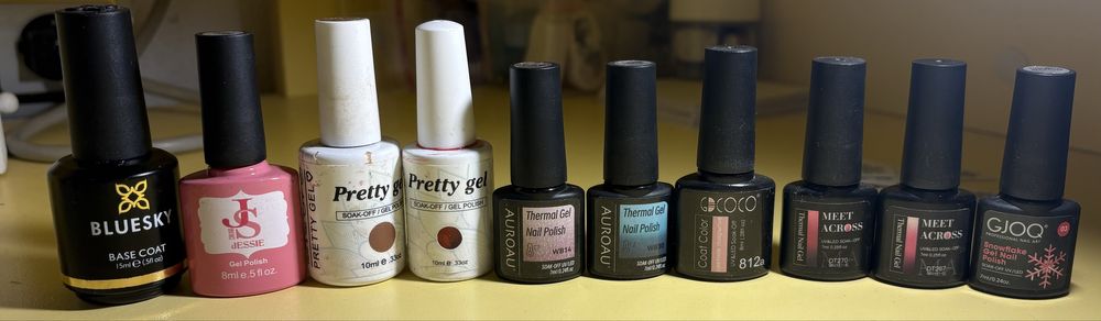 Лот гел лакове и декорации