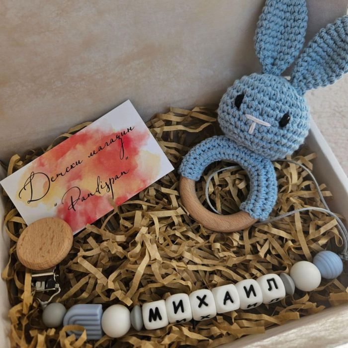 Силиконов клипс за биберон